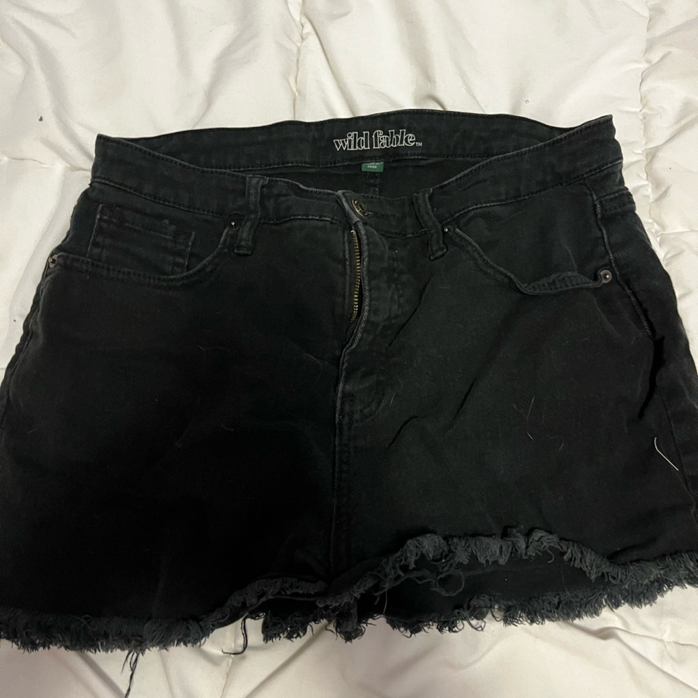 Wild Fable Black Jean Shorts